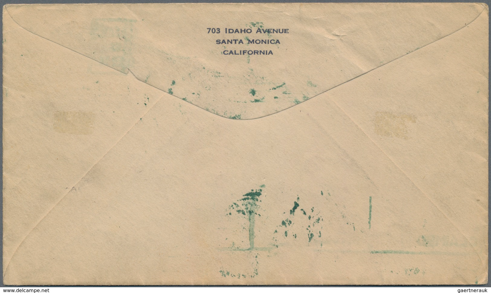 Vereinigte Staaten Von Amerika - Besonderheiten: 1930 CRASH MAIL Cover With Single Franking 5 Cents - Other & Unclassified