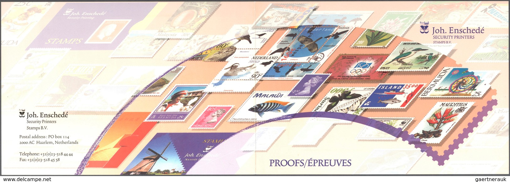 Vereinte Nationen - Alle Ämter: 1997, Approved Die Proofs For The Issue "Tribute To Philately" Of Al - Gezamelijke Uitgaven New York/Genève/Wenen