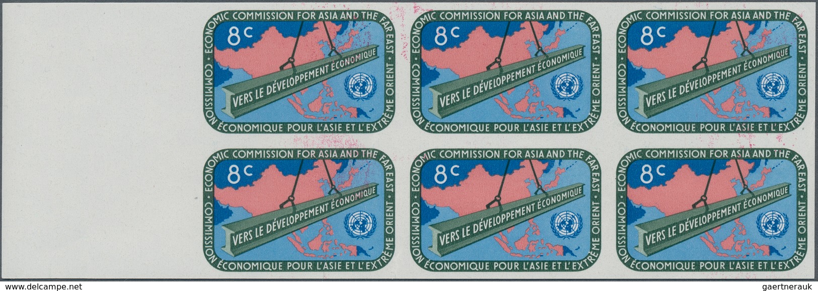 Vereinte Nationen - New York: 1960, Economic Commision For Asia And The Far East 8c. 'Map Of Far Eas - Sonstige & Ohne Zuordnung