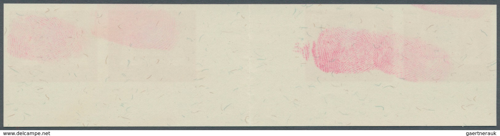 Vereinte Nationen - New York: 1969. Imperforate Horizontal Gutter Pair With One Additional Stamp On - Other & Unclassified