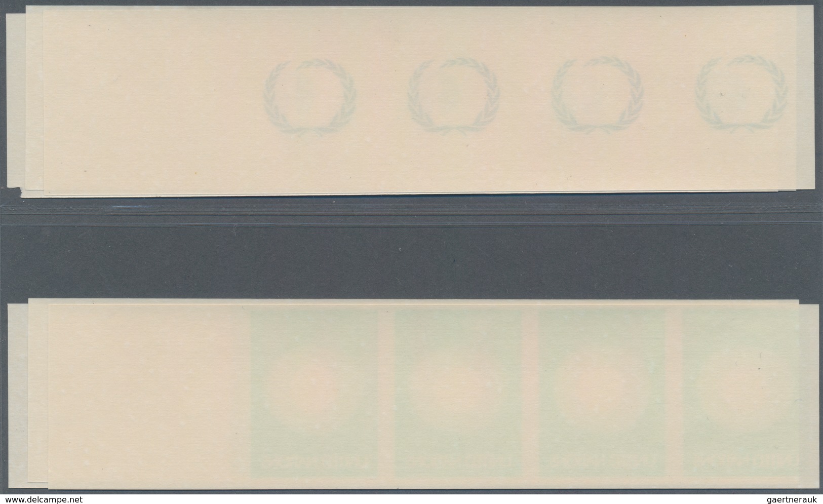 Vereinte Nationen - New York: 1972, Human Environment 15c. In Six Different Imperforate Horizontal P - Andere & Zonder Classificatie