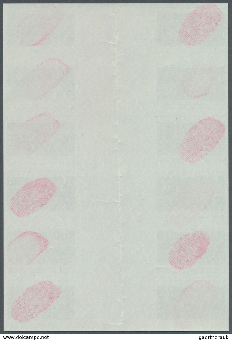 Vereinte Nationen - New York: 1984. Vertical Block Of 6 Imperforate Horizontal Gutter Pairs For The - Other & Unclassified