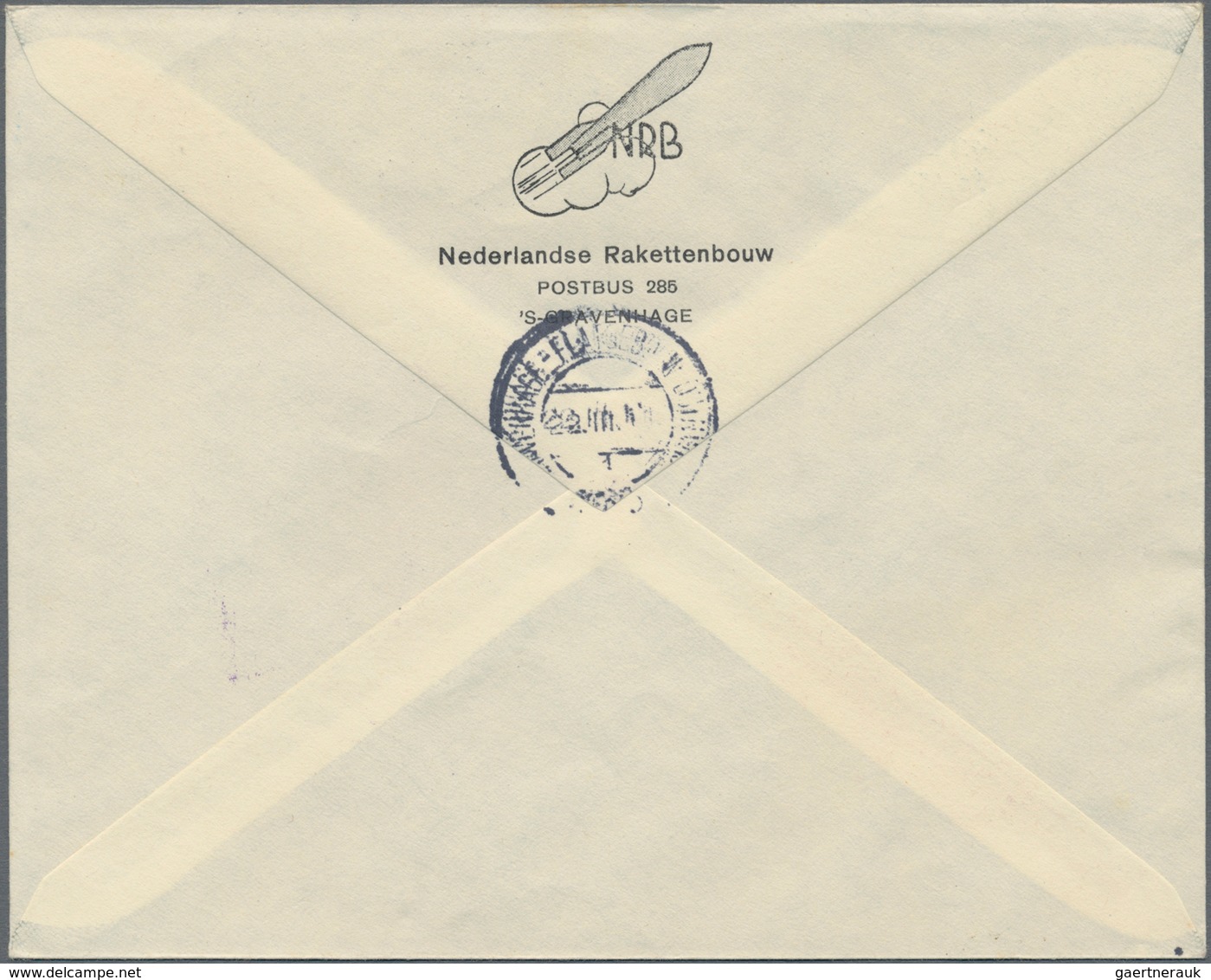 Raketenpost: 1935 (6.3.+21.3.) Netherlands: Four Different Rocket Mail Covers Used In Different Rock - Other & Unclassified