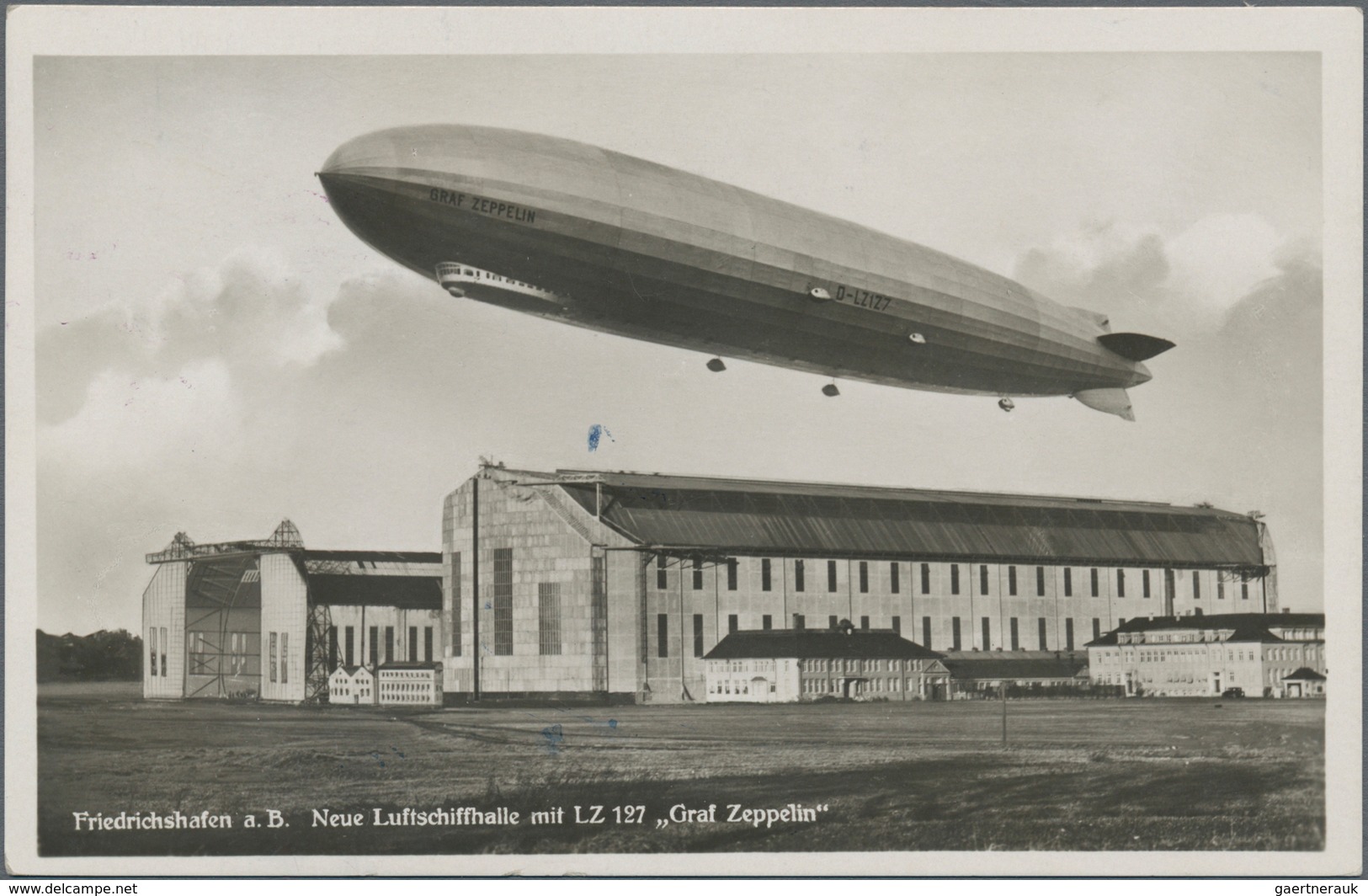 Zeppelinpost Deutschland: 1931 Rare Nuernberg-Friedrichshafen Leg Bordpost Franked With 1RM Zeppelin - Airmail & Zeppelin