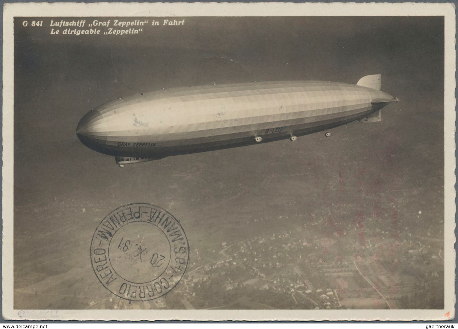Zeppelinpost Deutschland: 1931, 3. Südamerikafahrt, Hin- Und Rückfahrt, Karte Ab Romanshorn 16.10. M - Airmail & Zeppelin