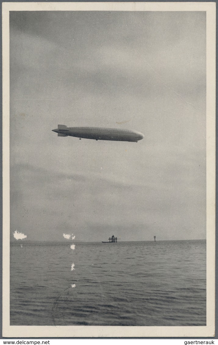 Zeppelinpost Europa: 1939. Zeppelin PPC Flown On The Graf Zeppelin LZ127 Airship's 1929 Schweizfahrt - Autres - Europe