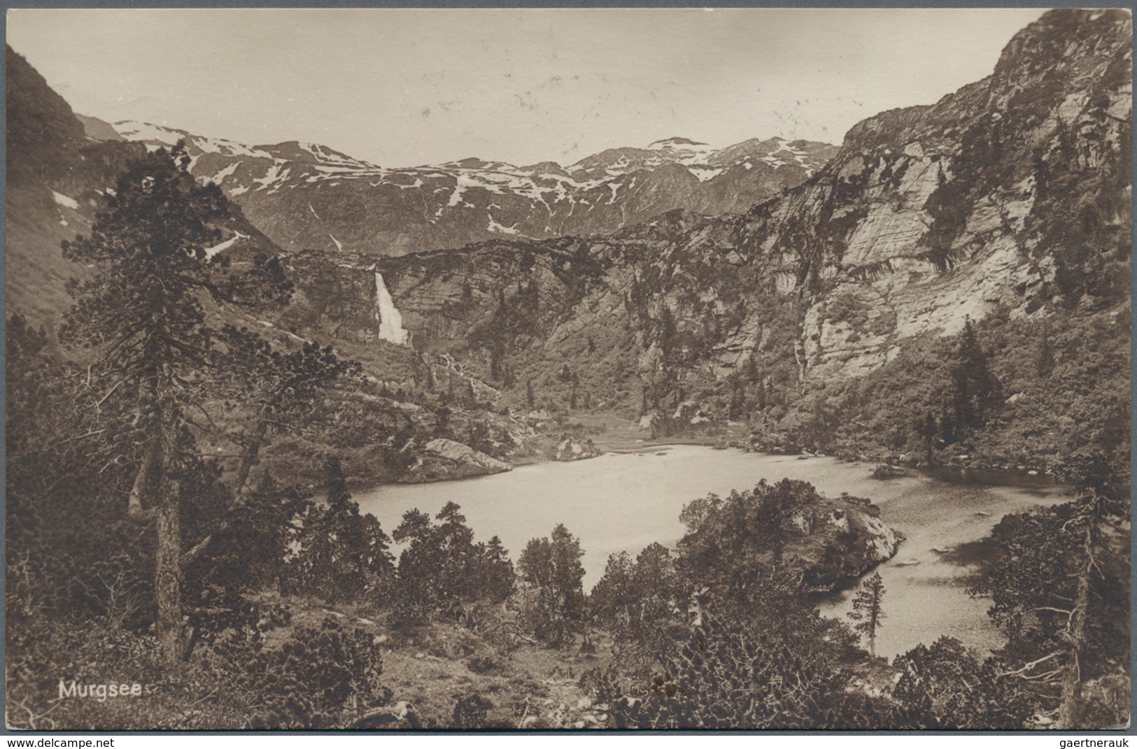 Zeppelinpost Europa: 1929. Murgsee Real Photo RPPC Flown On The Graf Zeppelin LZ127 Airship's 1929 S - Autres - Europe