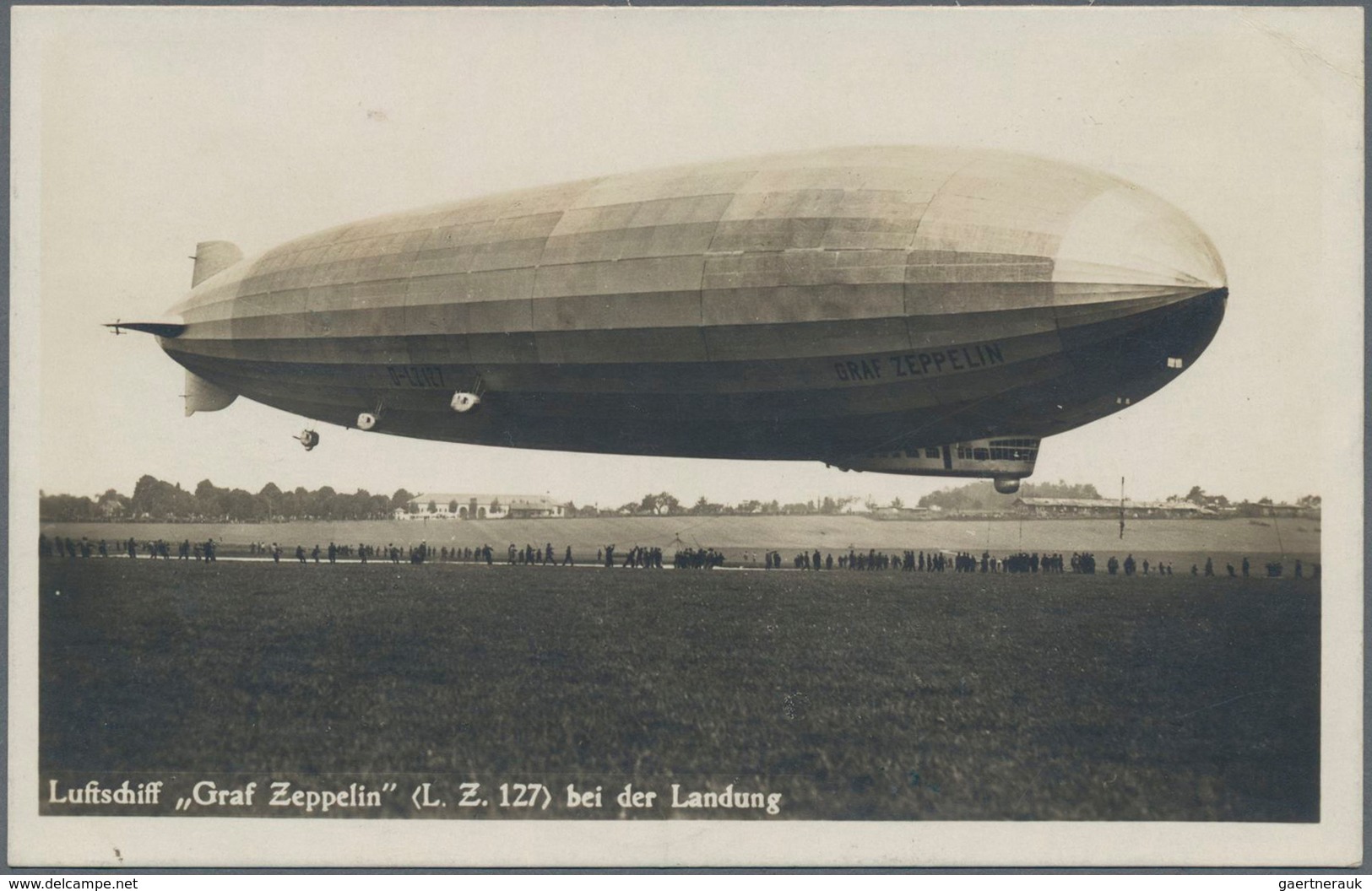 Zeppelinpost Europa: Schweizfahrt 1930, Abwurf St. Gallen, Bordpost 4.7., Passagier-Post, Fotokarte - Andere-Europa