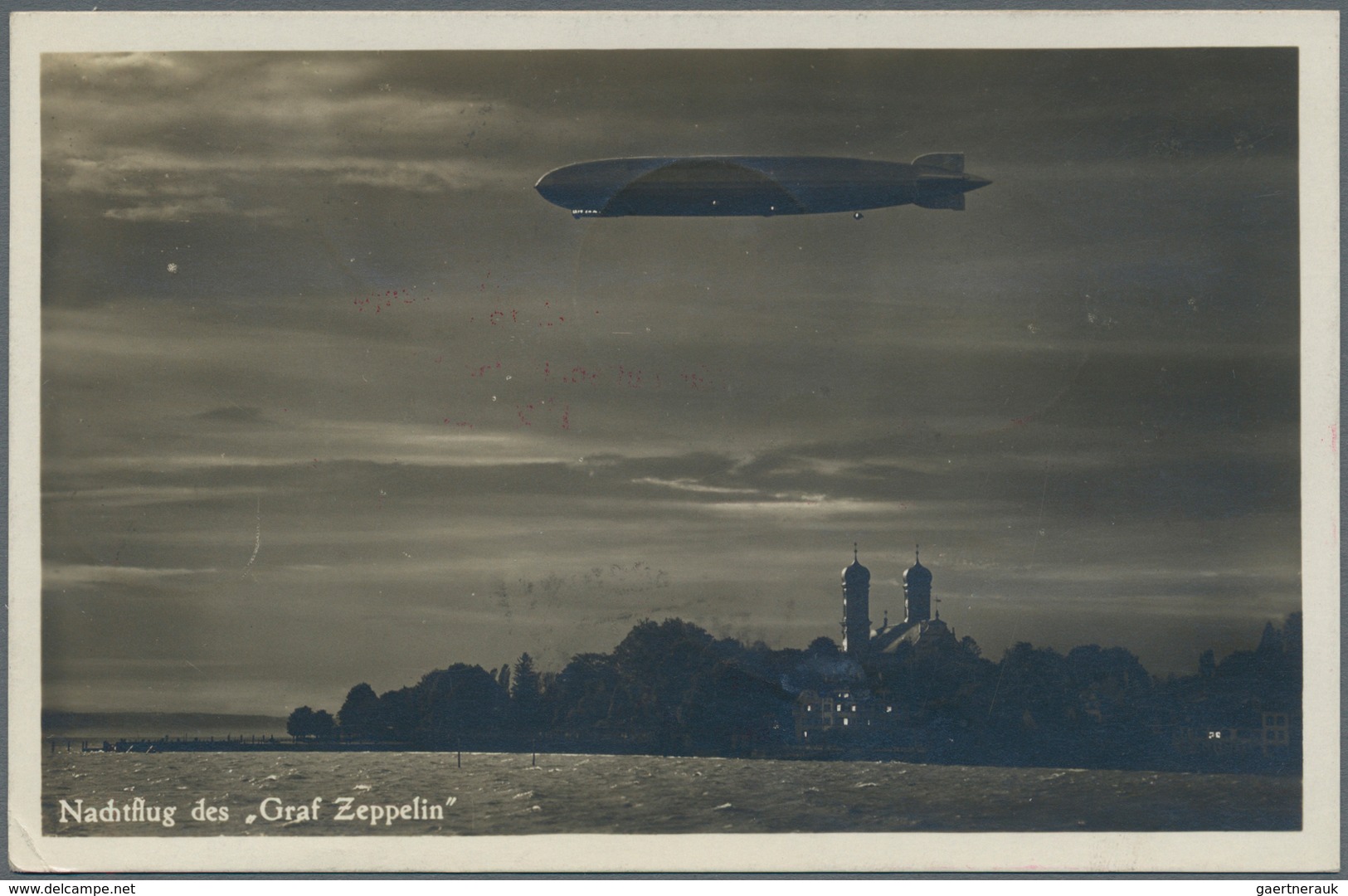 Zeppelinpost Europa: 1930. Graf Zeppelin LZ127 Airship Real Photo RPPC Card Flown On The Graf's 1930 - Andere-Europa