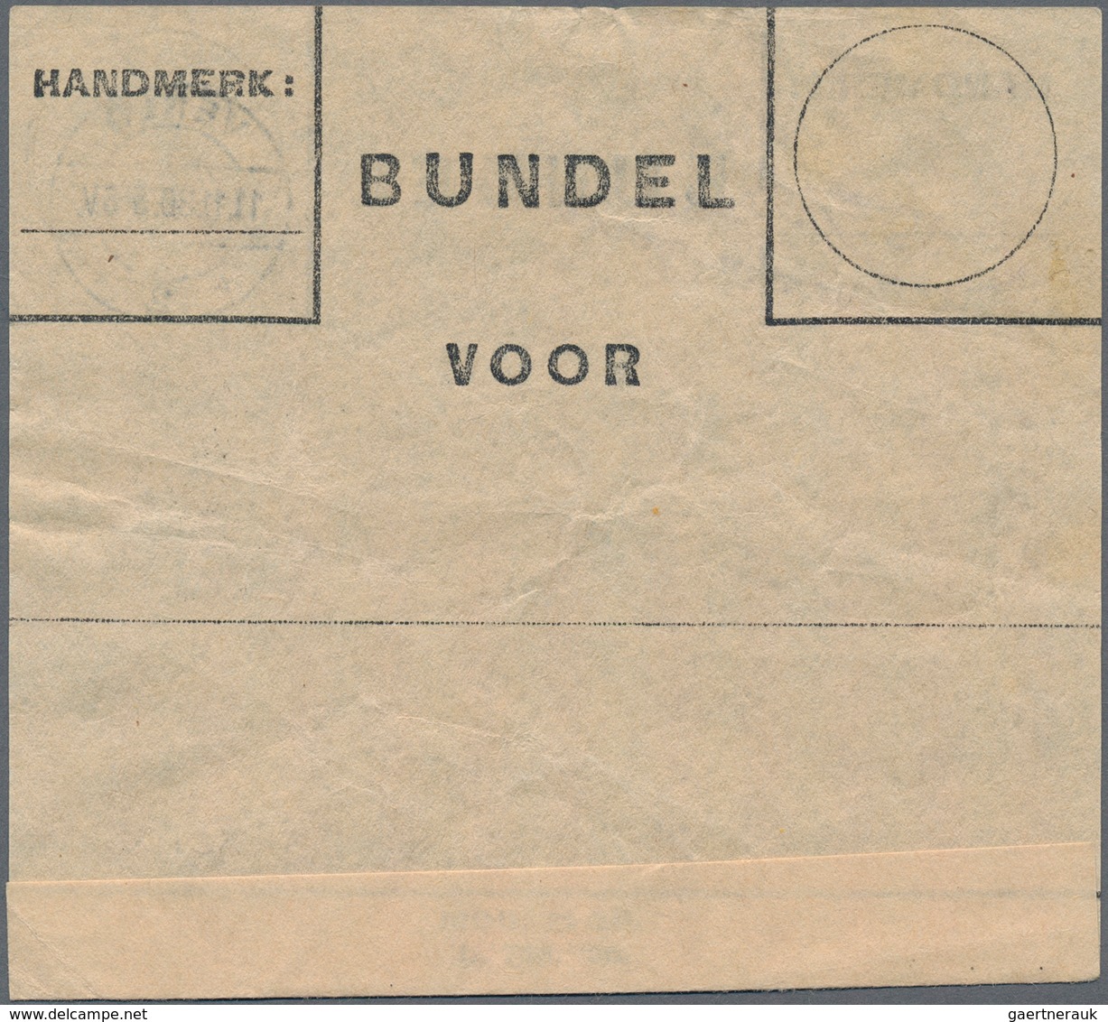 Zeppelinpost Europa: 1930, NIEDERLANDE/VENLO-FHFN-RÜCKFAHRT: Briefbeutel-Deckblatt Für 103 Sendungen - Andere-Europa