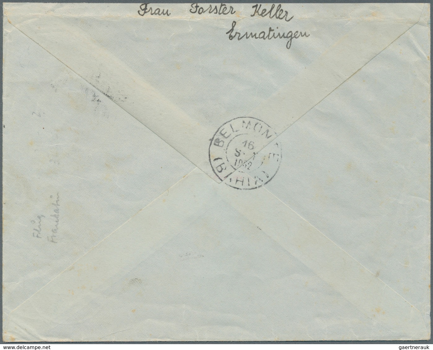 Zeppelinpost Europa: 1932. High Swiss-franked Registered Cover Flown Aboard The Graf Zeppelin Airshi - Andere-Europa