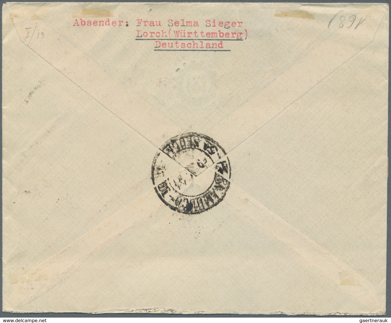 Zeppelinpost Europa: 1933. Scarce Bulgaria Treaty Cover Flown On The Graf Zeppelin's 1933 1. Südamer - Andere-Europa