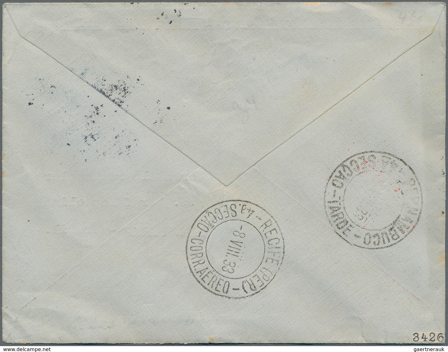 Zeppelinpost Europa: 1933, 4.Südamerikafahrt, Österreichische Post, Brief Mit Einzelfrankatur 3 Sch. - Andere-Europa