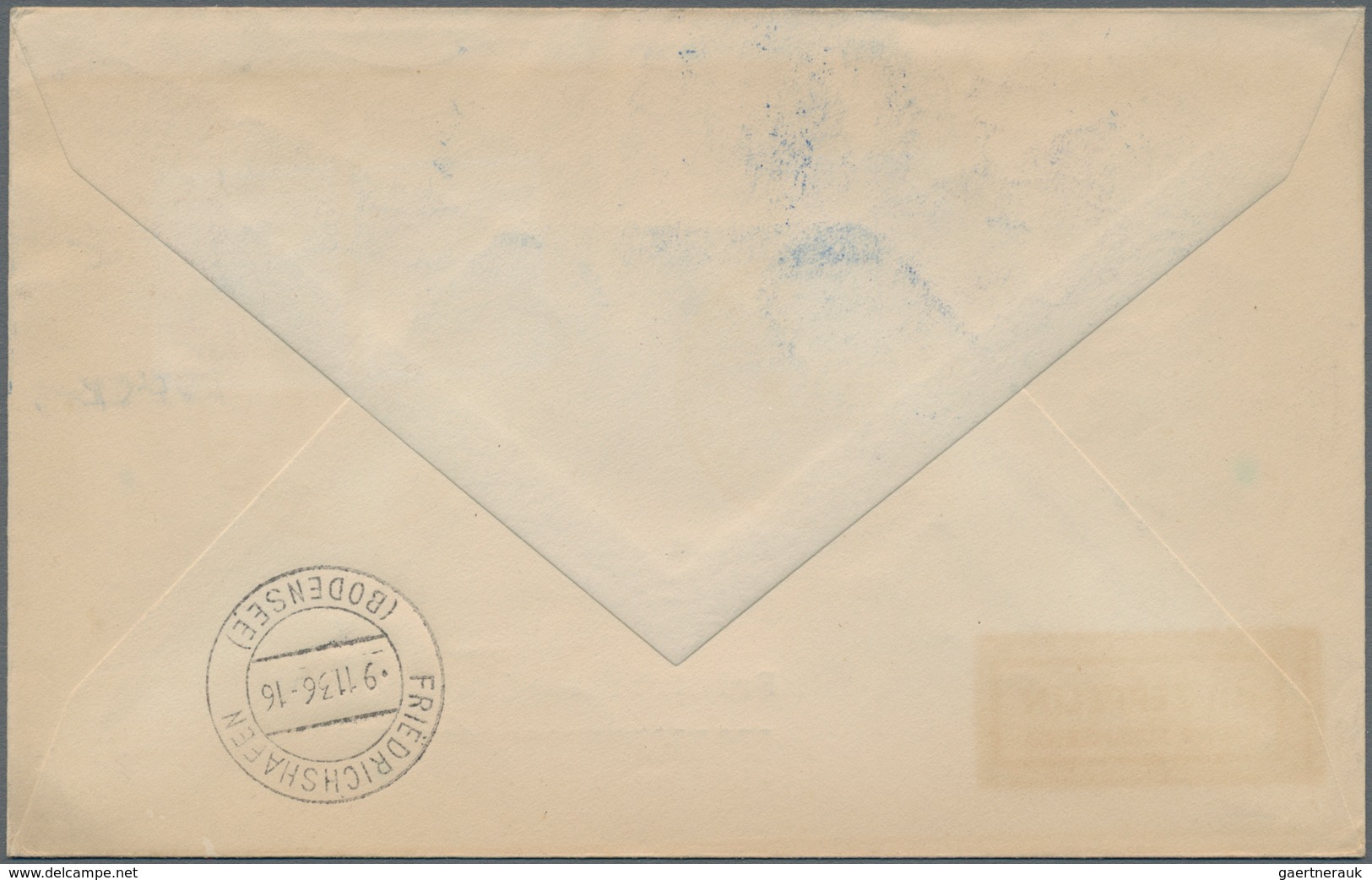 Zeppelinpost Übersee: 1936. Brazilian-franked Cover Flown On The Graf Zeppelin LZ127 Airship's 1936 - Zeppelins