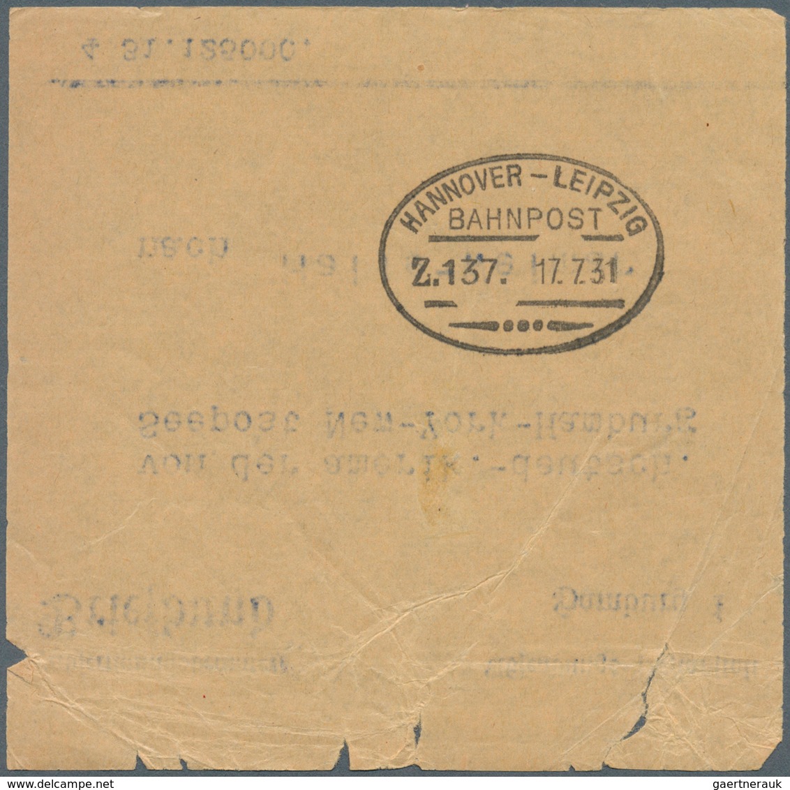 Deutsche Schiffspost Im Ausland - Seepost: 1931 - 33, Amerikan.-deut. Seepost New York - Hamburg, 10 - Other & Unclassified