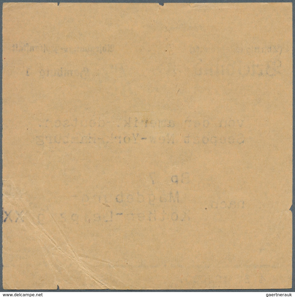 Deutsche Schiffspost im Ausland - Seepost: 1931 - 33, amerikan.-deut. Seepost New York - Hamburg, 10
