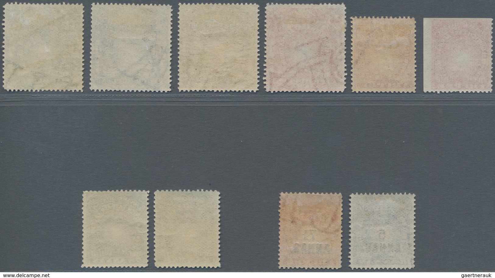 Britisch-Ostafrika Und Uganda: 1890-95 'Sun' Complete Set Of 15 Plus Colour Shades Plus 1894 Provisi - Protectoraten Van Oost-Afrika En Van Oeganda