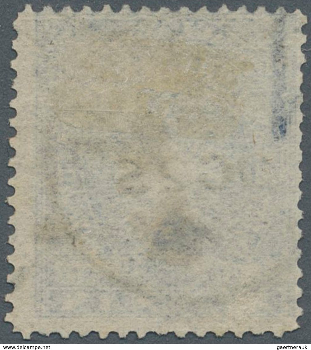 Britisch-Ostafrika Und Uganda: 1895 8a. Blue, Variety Large Part Of Overprint Missing (= Reading "B - East Africa & Uganda Protectorates