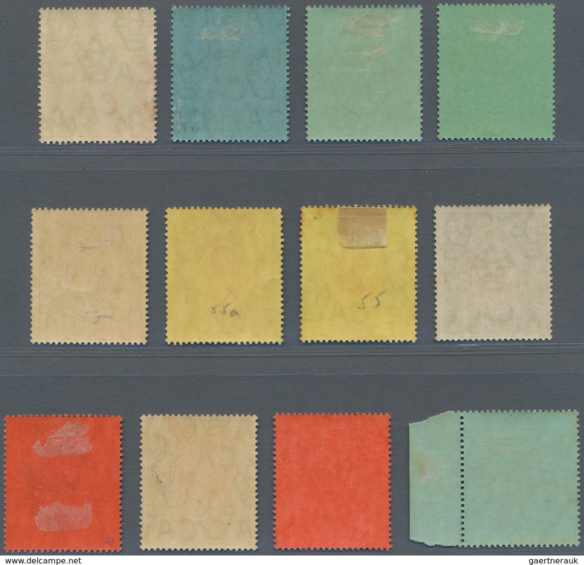 Britisch-Ostafrika Und Uganda: 1912-21 KGV. Set Of 32 Mint Stamps Including Almost All Listed Colour - Protectoraten Van Oost-Afrika En Van Oeganda