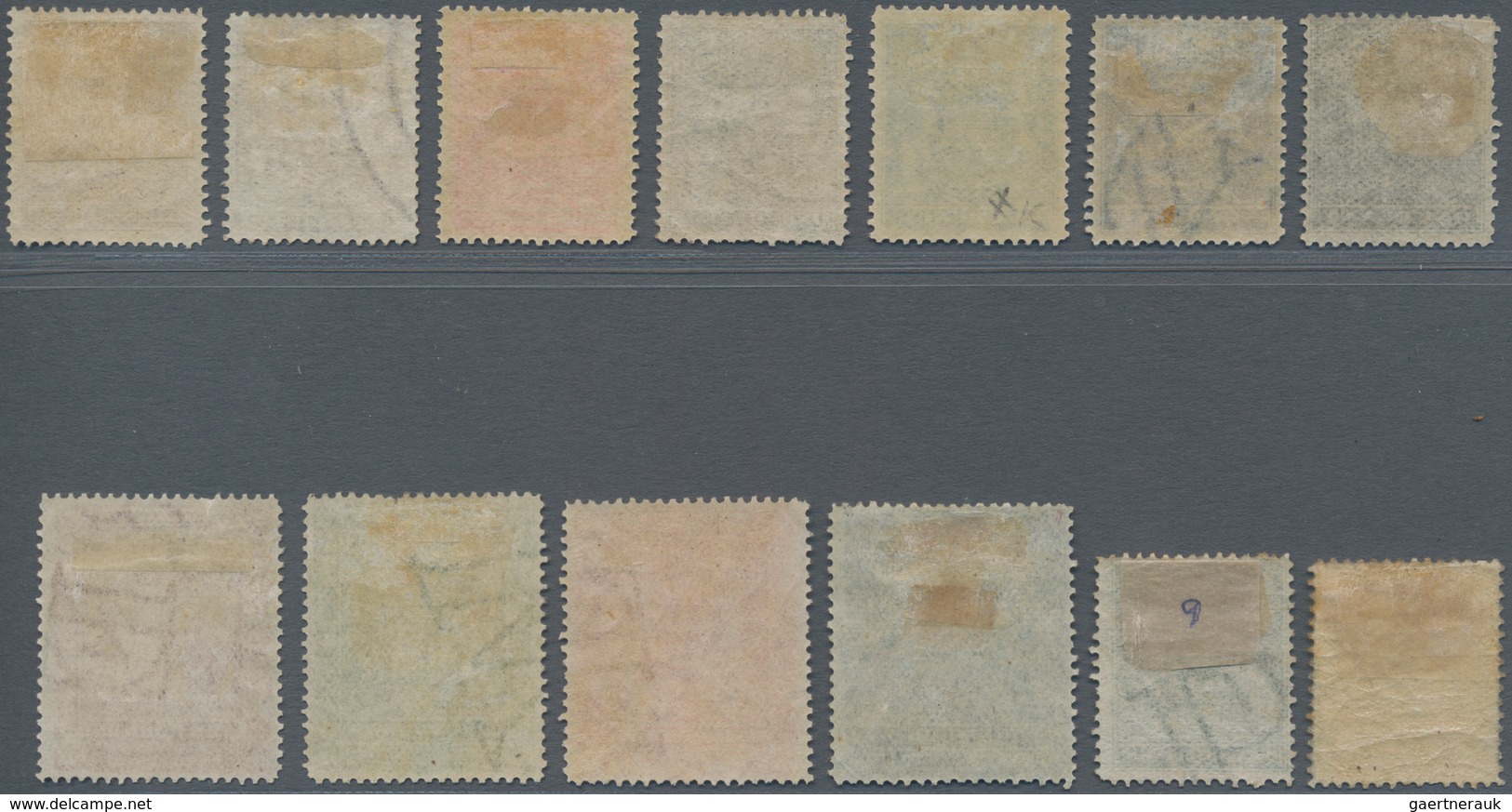 Britische Südafrika-Gesellschaft: 1892-93 Complete Set Of 13 Up To £10, Mounted Mint, The £5 With A - Zonder Classificatie