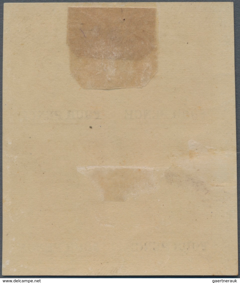 Britische Südafrika-Gesellschaft: 1895 4d. Yellow-brown & Black, IMPERFORATED BLOCK OF FOUR, Mounted - Unclassified