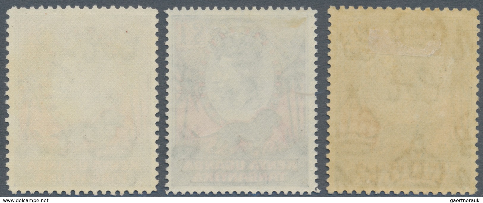 Ostafrikanische Gemeinschaft: 1938/1954, KGVI Pictorial Definitive £1 Black/red 'lion' Three Differe - British East Africa