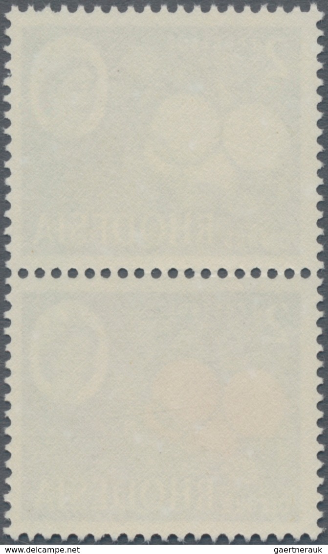 Rhodesien: 1966 'Oranges' 2d. With Variety "YELLOW-ORANGE OMITTED", In Vertical Pair With Normal, Mi - Andere & Zonder Classificatie