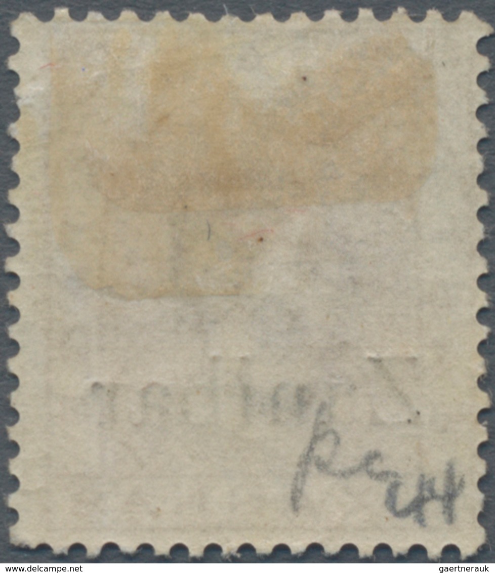 Zanzibar: 1895-96 6a. Pale Brown Showing Ovpt. Variety "Zanibar" For "Zanzibar", Mounted Mint, Fresh - Zanzibar (...-1963)