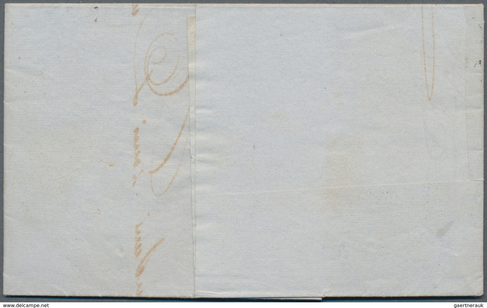 Belgien: 1850/1867, Group Of 7 Covers/entires, Comprising Imperforated Issues As Single Or Multiple - Unused Stamps