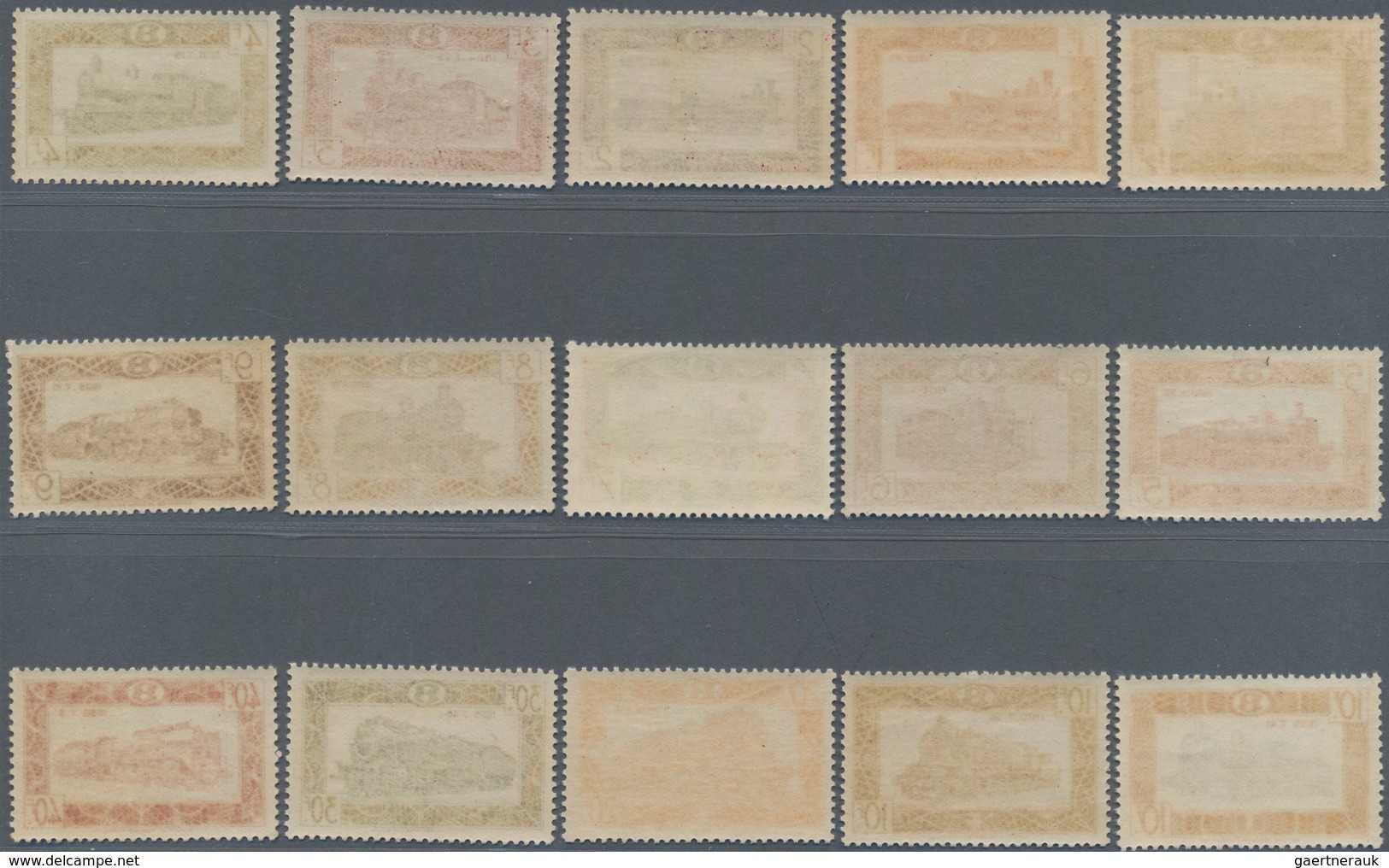 Belgien - Eisenbahnpaketmarken: 1949 - 1952, Komplette Postfrische Serie Lokomotiven. - Reisgoedzegels [BA]