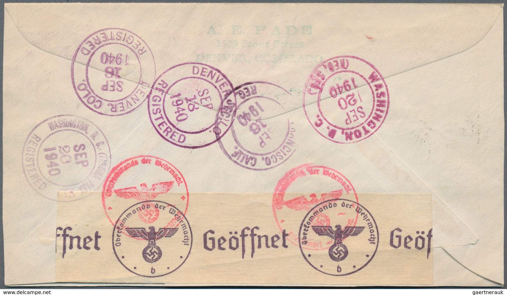 Dänemark - Grönland: 1939, 2 X 5 Öre, 7 Öre And 10 Öre "Christian X" Together With 30 Öre "ice Bear" - Brieven En Documenten
