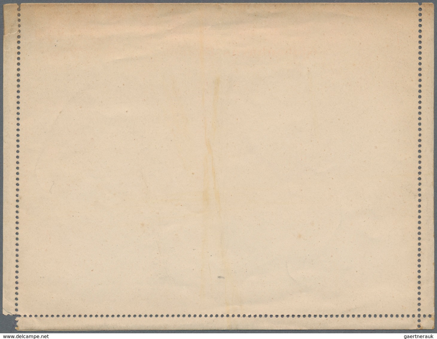 Dänemark - Ganzsachen: 1883 Unused Express Lettercard 10 öre Red On White Paper Of Private Townpost - Enteros Postales