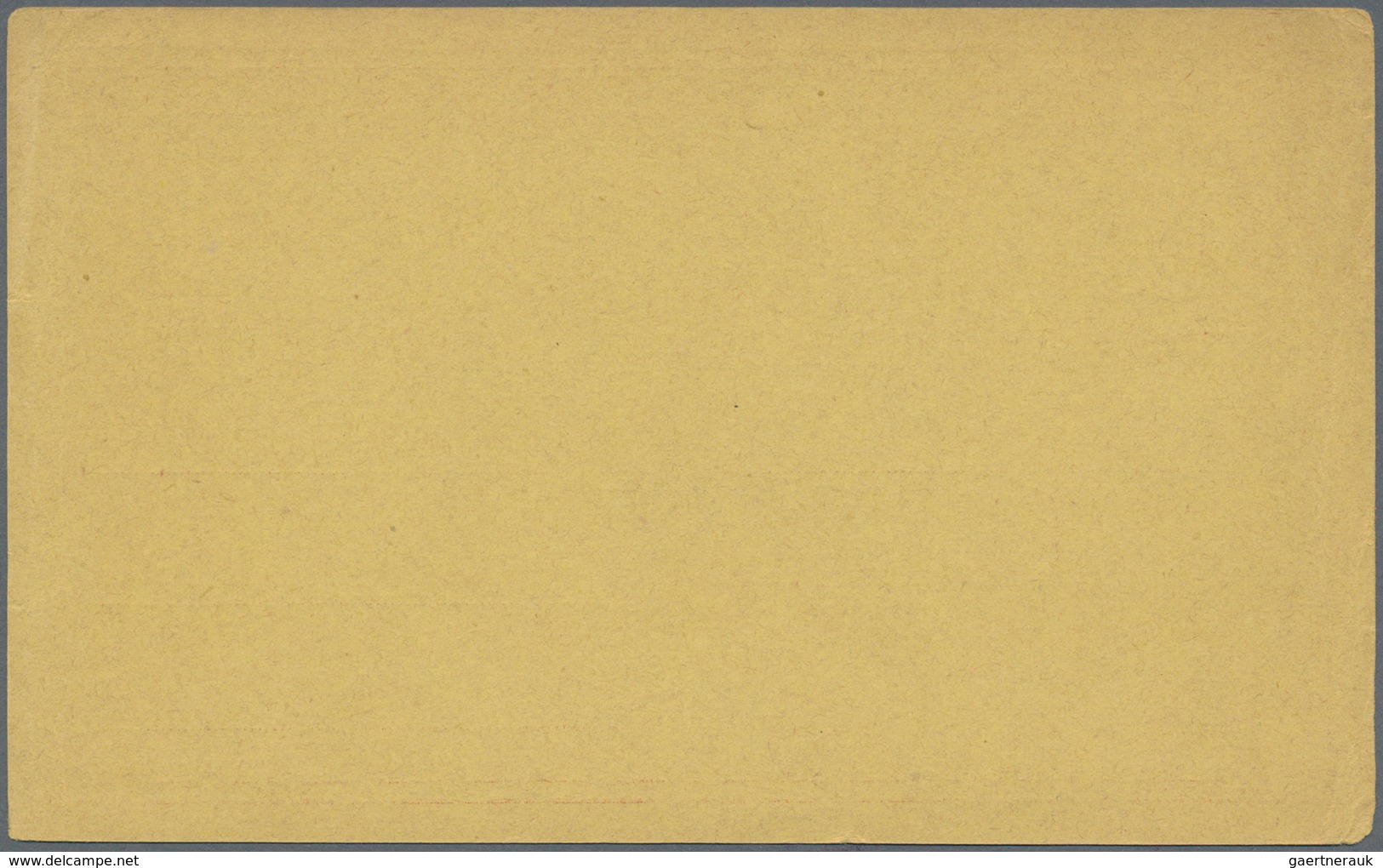 Dänemark - Ganzsachen: 1887 Two Unused Postal Stationery Cards 3 öre Oliv-grey On Yellow Paper And 5 - Postwaardestukken