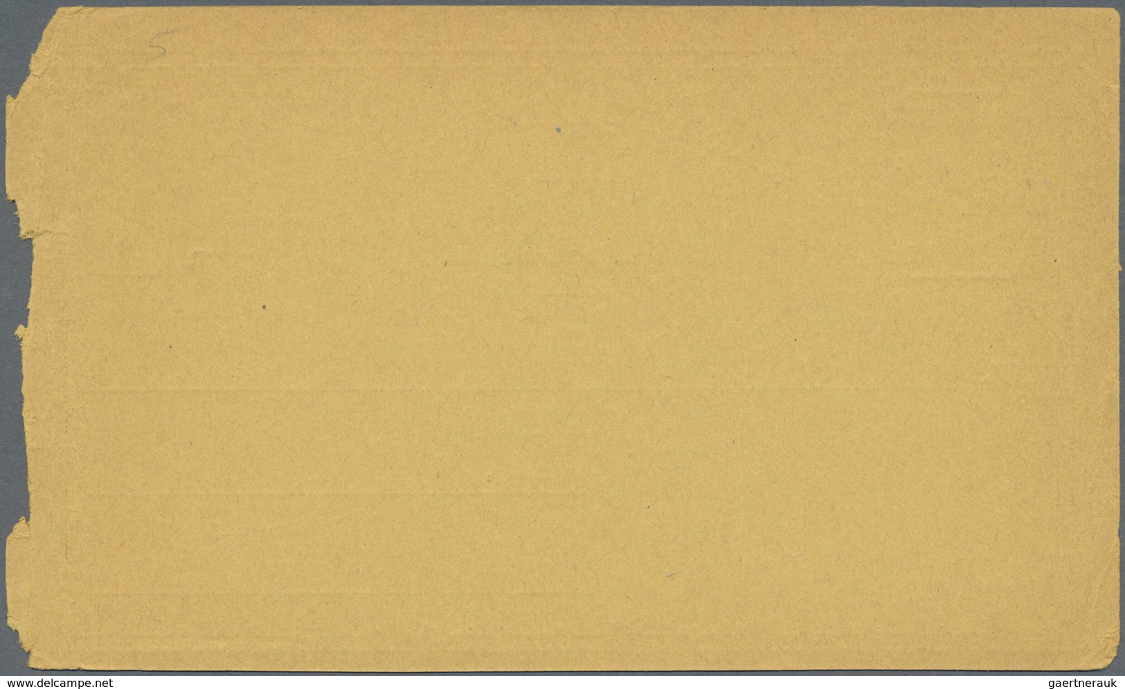 Dänemark - Ganzsachen: 1887 Two Unused Postal Stationery Cards 3 öre Oliv-grey On Yellow Paper And 5 - Postwaardestukken