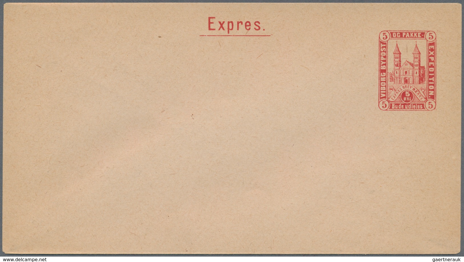 Dänemark - Ganzsachen: 1887/1900 5 Different Unused Postal Stationery Envelopes Of Private Townpost - Enteros Postales