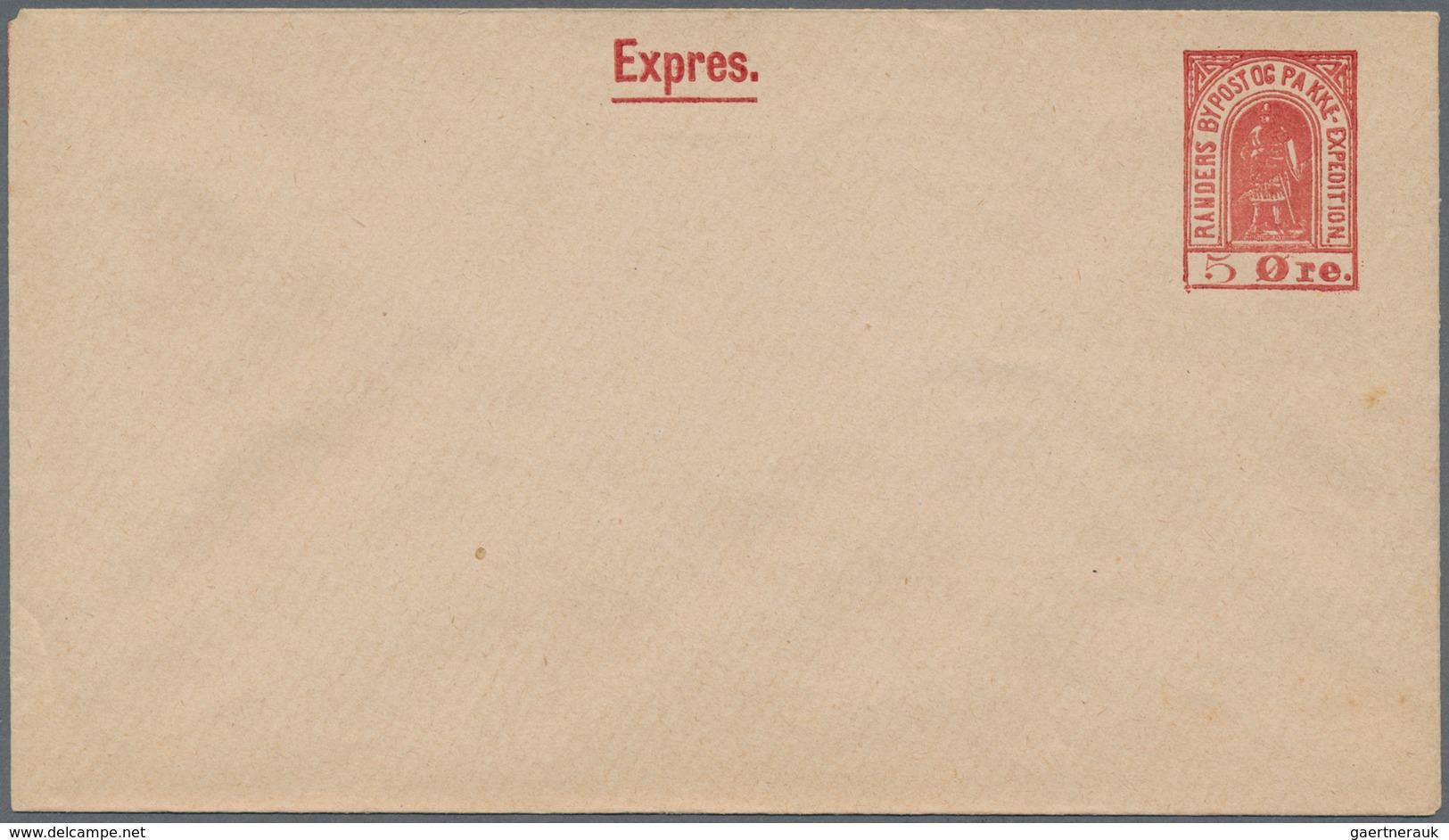 Dänemark - Ganzsachen: 1887/1900 5 Different Unused Postal Stationery Envelopes Of Private Townpost - Postal Stationery