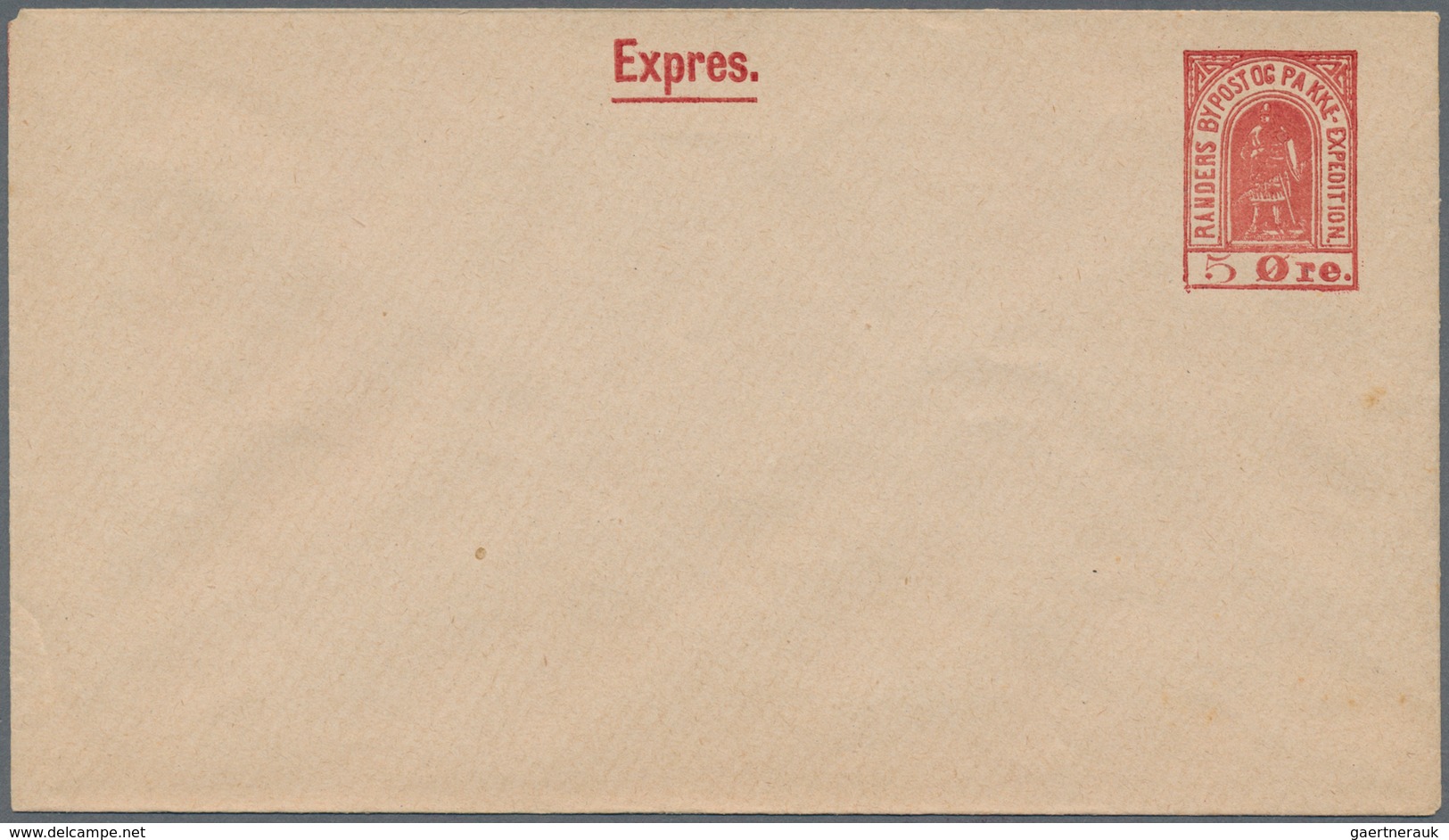 Dänemark - Ganzsachen: 1887/1900 5 Different Unused Postal Stationery Envelopes Of Private Townpost - Postwaardestukken