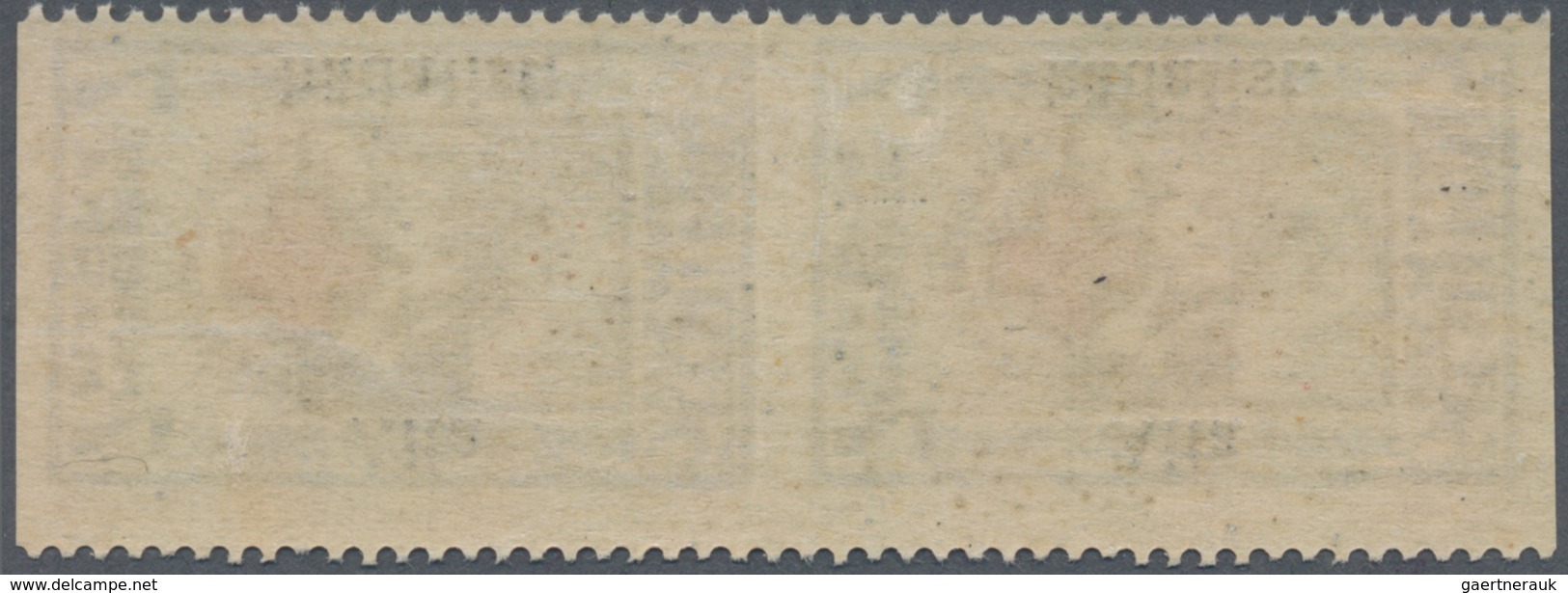 Estland: 1923, Aita Haedalist 5 St, In Vertical Pair "horizontal Imperforated", Unused With Fold Res - Estonia