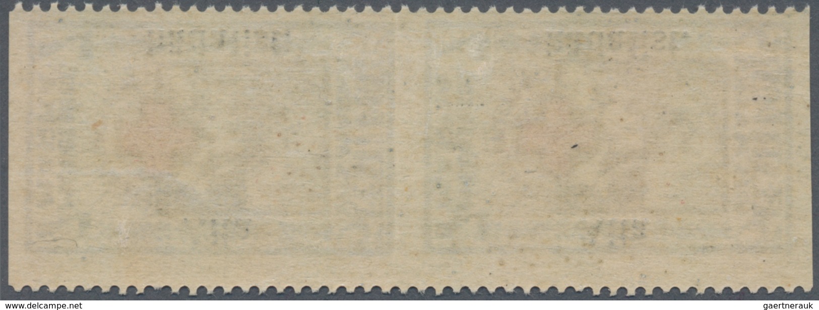Estland: 1923, Aita Haedalist 5 St, In Vertical Pair "horizontal Imperforated", Unused With Fold Res - Estland
