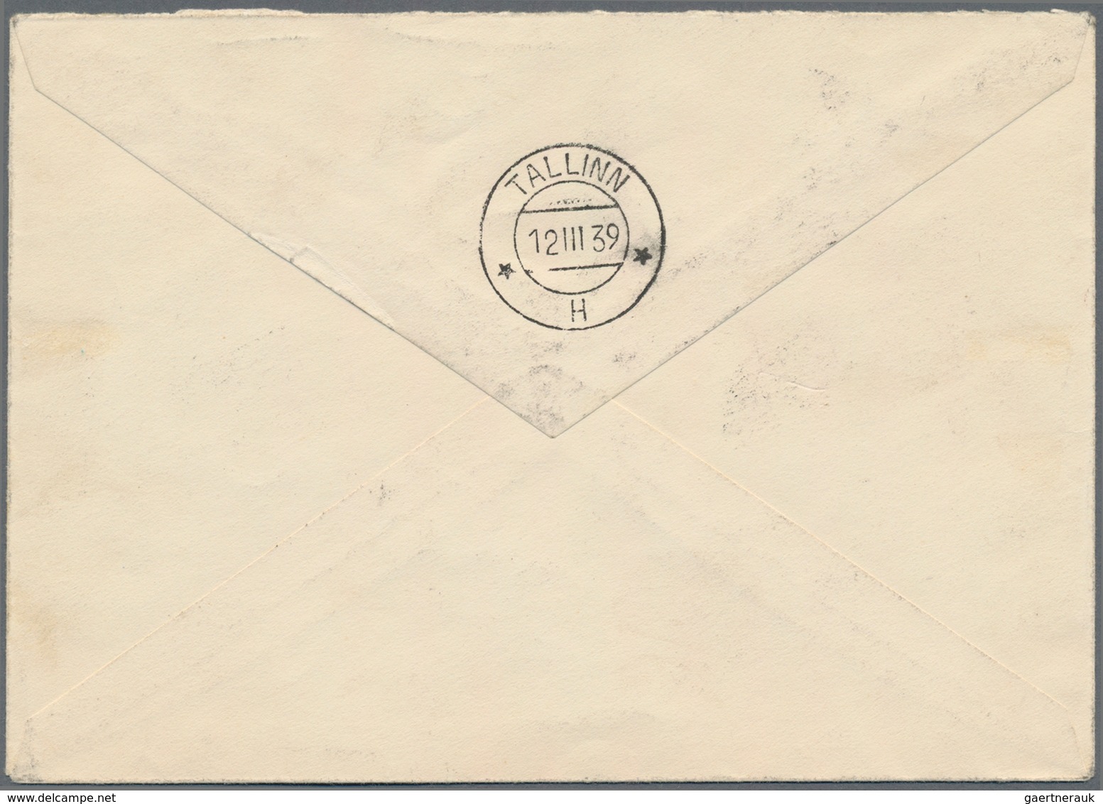 Estland: 1937/1939. Three Registered Letter From Estonian Philatelic Exhibitions, The First From The - Estonie