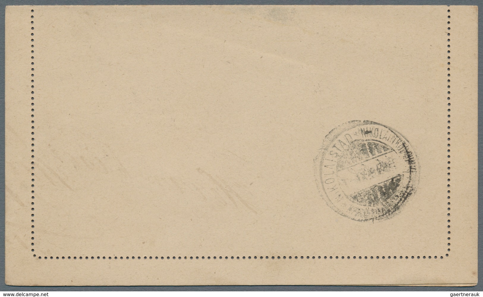 Finnland - Ganzsachen: 1886-1917 Three Postal Stationery Cards And One Picture Postcard, With 1) P/s - Postal Stationery