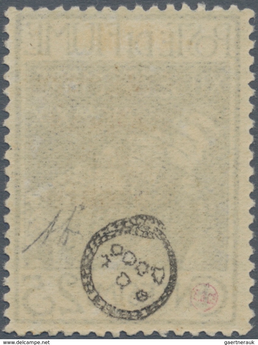 Fiume - Besetzung Der Carnaro-Inseln: 1920. 25 C Blue Overprinted "Reggenza Italiana Del Canaro" In - Fiume