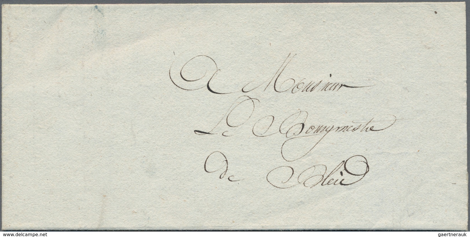 Frankreich - Vorphilatelie: 1821/22 5 Folded Letters From A Correspondence Of Neuf Château (Vosges), - Other & Unclassified