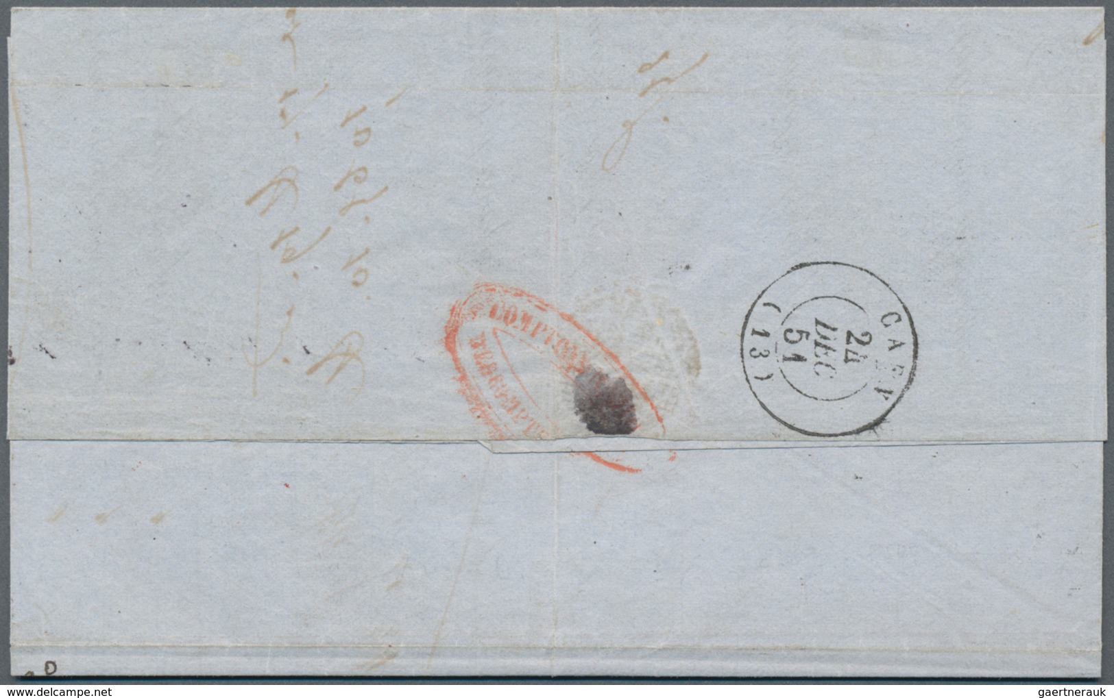 Frankreich: 1851, Ceres 25c. Blue, Tête-bêche Pair Of Fresh Colour And Full To Large Margins With Pa - Andere & Zonder Classificatie