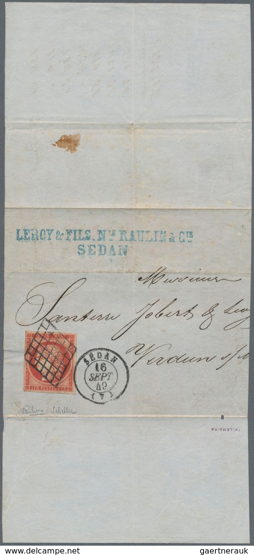 Frankreich: 1849, Ceres 1fr. Vermillion Vif, Deep Intense And Surprisingly Rich Colour, Pristine And - Other & Unclassified