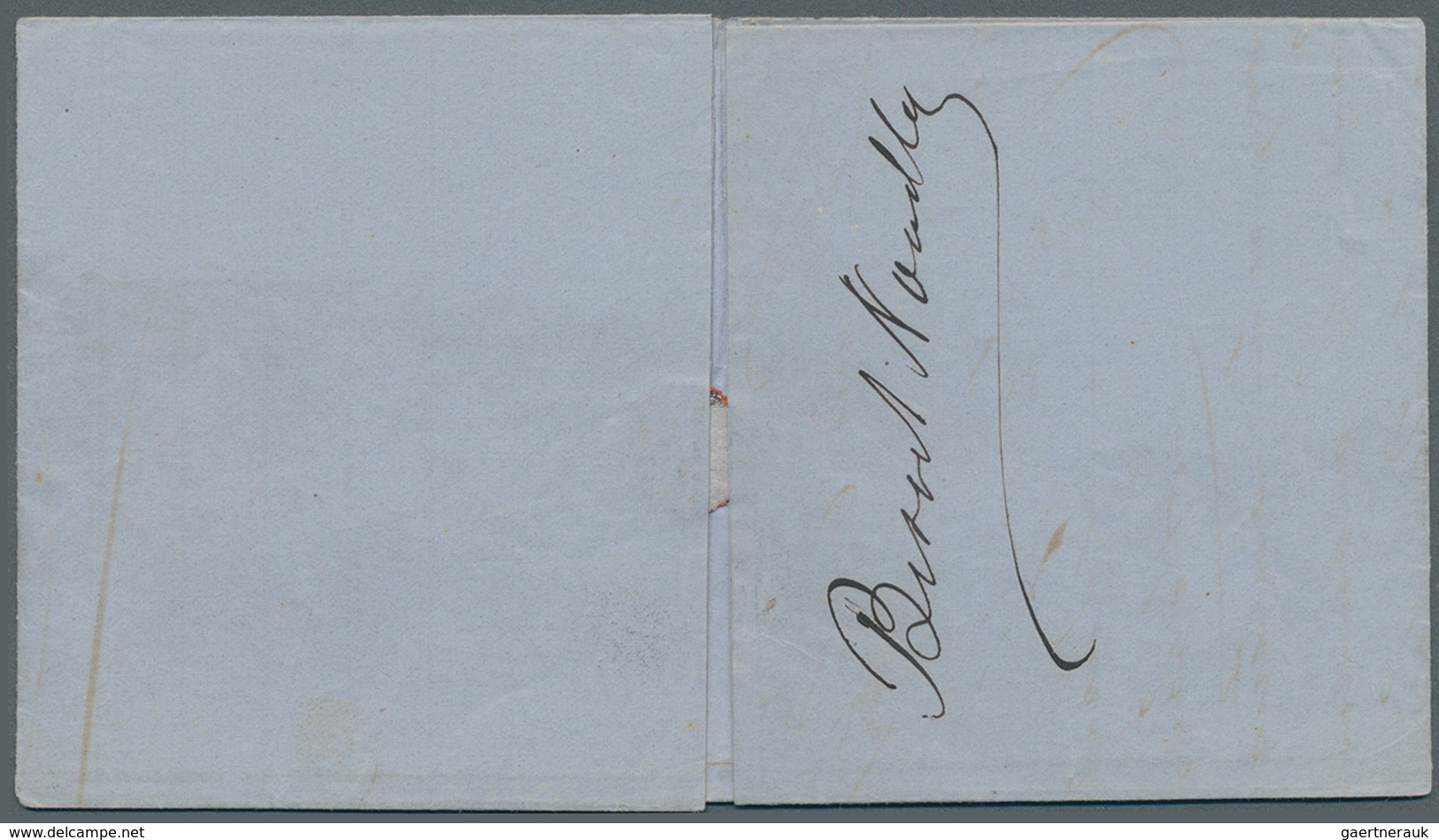 Frankreich: 1866, 40c. Orange And 80c. Carmine "Empire Dt." On Lettersheet From Paris To Havanna, Ob - Other & Unclassified