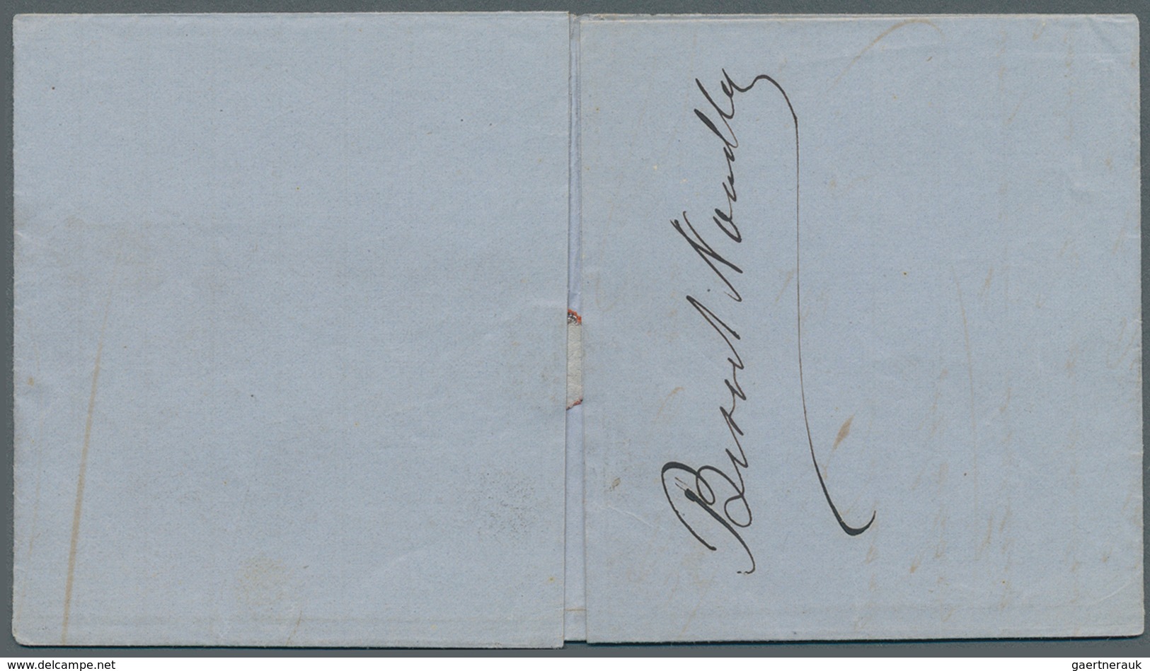 Frankreich: 1866, 40c. Orange And 80c. Carmine "Empire Dt." On Lettersheet From Paris To Havanna, Ob - Andere & Zonder Classificatie