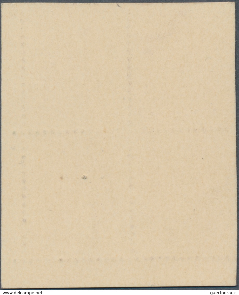 Frankreich: 1906, 35c. Violet "Semeuse Camee", Special Edition On Bristol With Indicated Perforation - Other & Unclassified