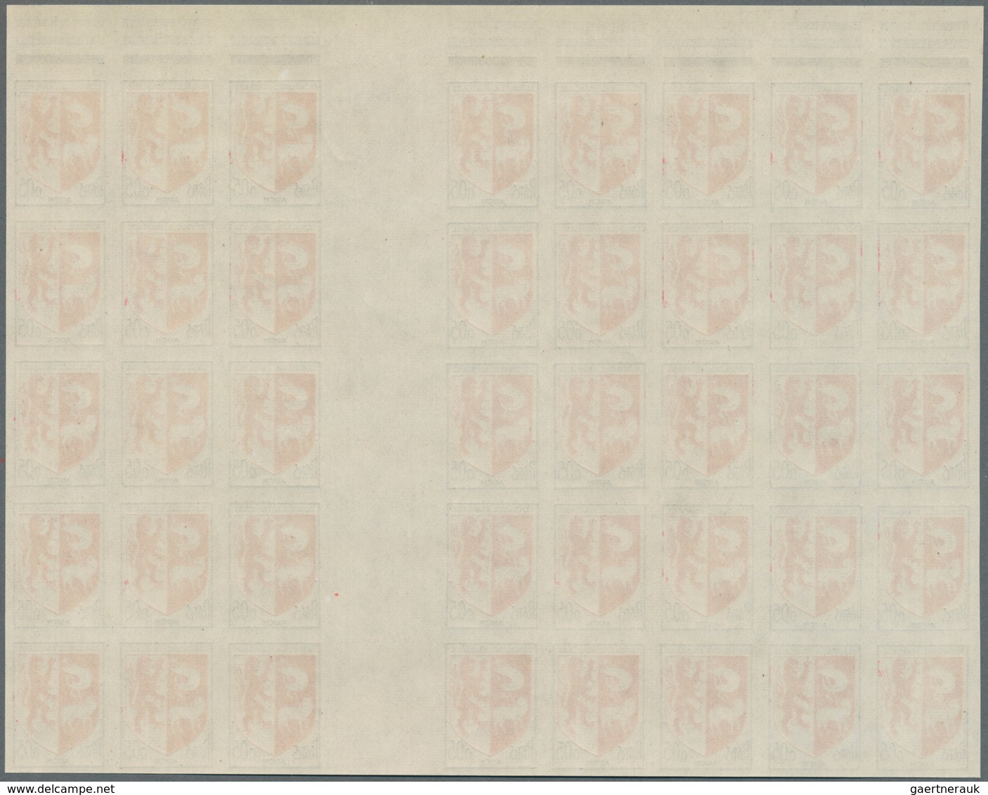 Frankreich: 1966, Coat Of Arms Definitives Set Of Two 0.05fr. ‚Auch (Gers)‘ And 0.25fr. ‚Mont-de-Mar - Other & Unclassified