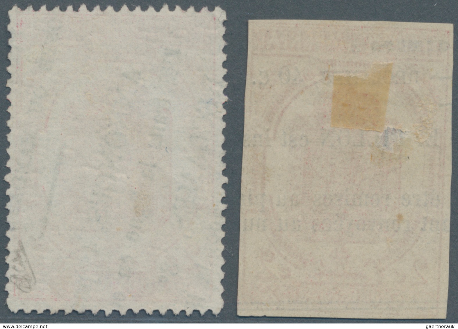 Frankreich - Zeitungsmarken: 1868 (ca): 2 C Newspaper Stamps, Imperofrated And Perforated, Each Supe - Newspapers